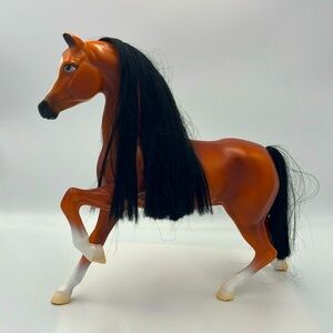 Barbie Brushable Beauties Dixie bay horse 12'x10' (Mattel) - Preloved